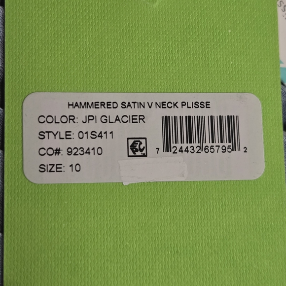 Sam Edelman Asymmetrical Blue Pleated Dress - Picture 8 of 12